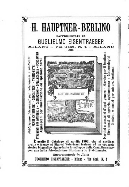 La clinica veterinaria rivista di medicina e chirurgia pratica degli animali domestici