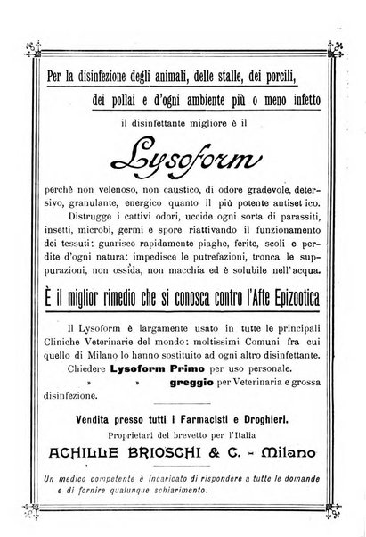 La clinica veterinaria rivista di medicina e chirurgia pratica degli animali domestici