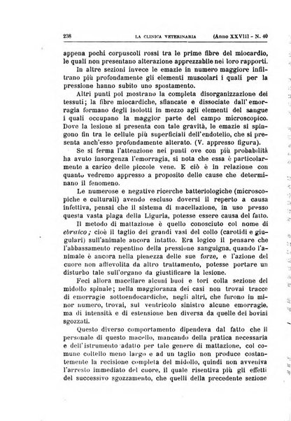 La clinica veterinaria rivista di medicina e chirurgia pratica degli animali domestici