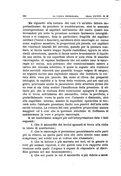 La clinica veterinaria rivista di medicina e chirurgia pratica degli animali domestici