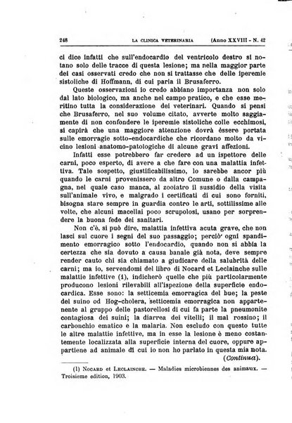 La clinica veterinaria rivista di medicina e chirurgia pratica degli animali domestici