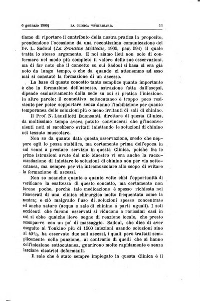 La clinica veterinaria rivista di medicina e chirurgia pratica degli animali domestici