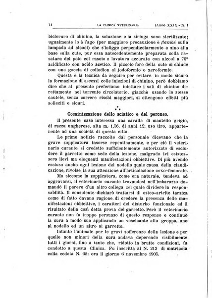 La clinica veterinaria rivista di medicina e chirurgia pratica degli animali domestici