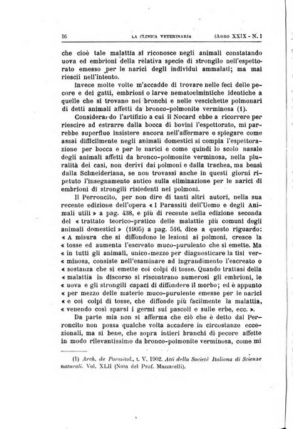 La clinica veterinaria rivista di medicina e chirurgia pratica degli animali domestici