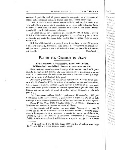 La clinica veterinaria rivista di medicina e chirurgia pratica degli animali domestici