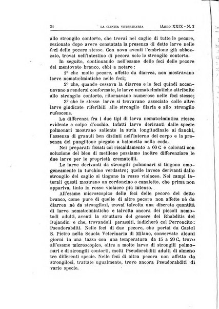 La clinica veterinaria rivista di medicina e chirurgia pratica degli animali domestici