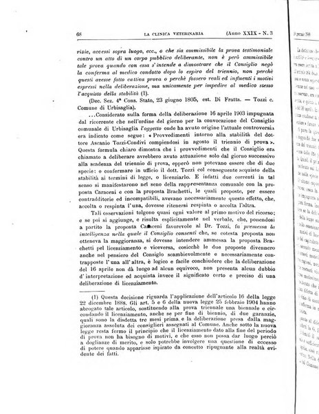 La clinica veterinaria rivista di medicina e chirurgia pratica degli animali domestici