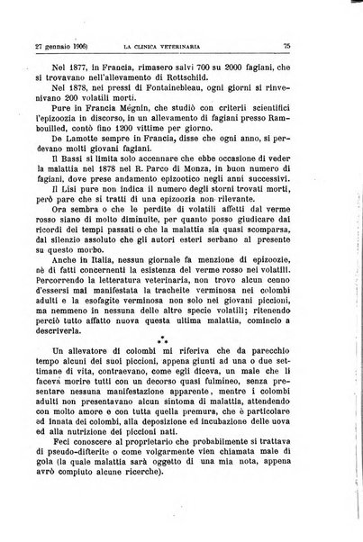 La clinica veterinaria rivista di medicina e chirurgia pratica degli animali domestici