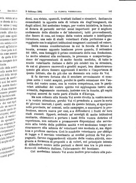 La clinica veterinaria rivista di medicina e chirurgia pratica degli animali domestici