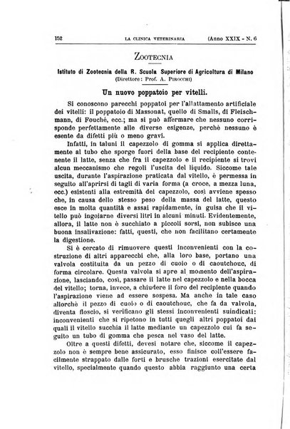 La clinica veterinaria rivista di medicina e chirurgia pratica degli animali domestici