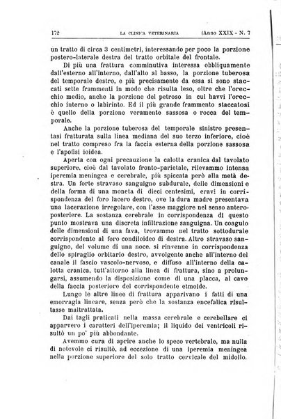 La clinica veterinaria rivista di medicina e chirurgia pratica degli animali domestici