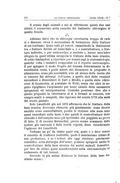 La clinica veterinaria rivista di medicina e chirurgia pratica degli animali domestici