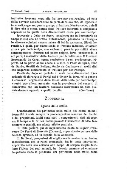 La clinica veterinaria rivista di medicina e chirurgia pratica degli animali domestici