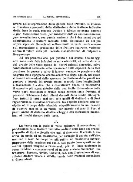 La clinica veterinaria rivista di medicina e chirurgia pratica degli animali domestici