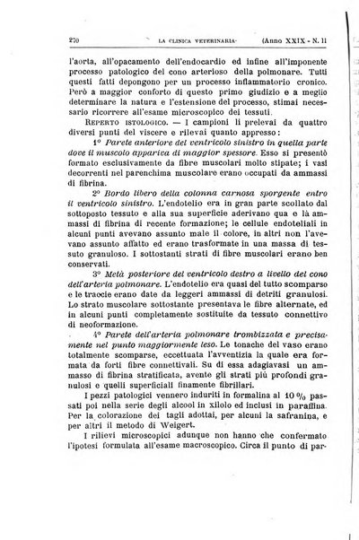 La clinica veterinaria rivista di medicina e chirurgia pratica degli animali domestici