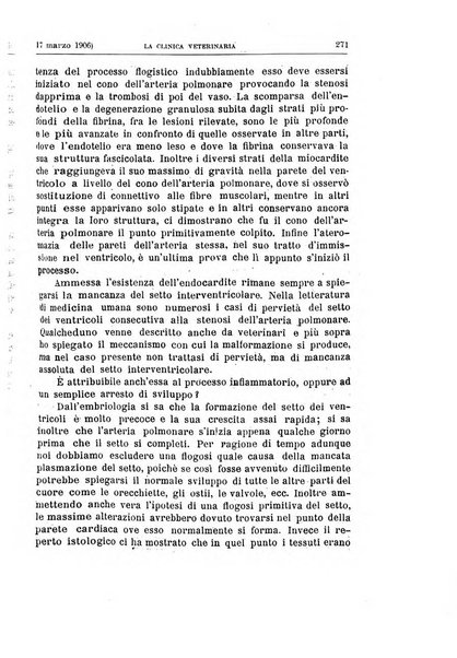 La clinica veterinaria rivista di medicina e chirurgia pratica degli animali domestici