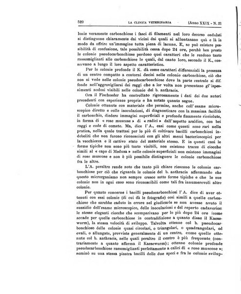 La clinica veterinaria rivista di medicina e chirurgia pratica degli animali domestici