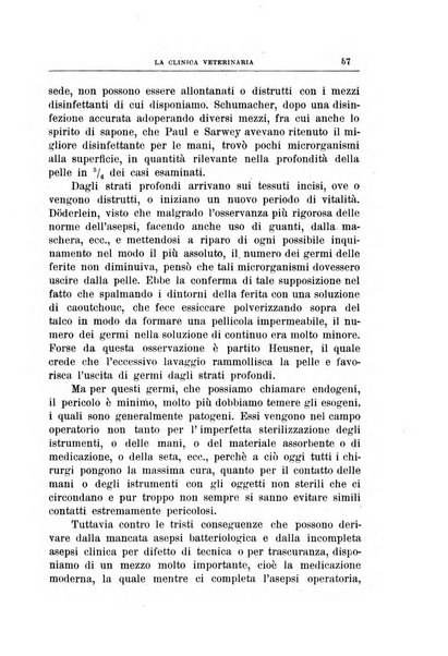 La clinica veterinaria rivista di medicina e chirurgia pratica degli animali domestici