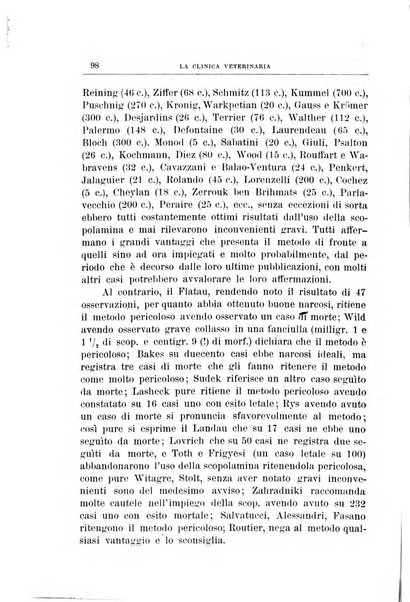 La clinica veterinaria rivista di medicina e chirurgia pratica degli animali domestici