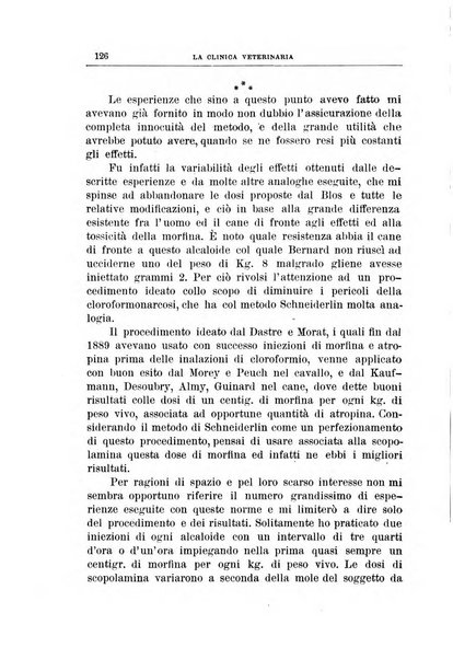 La clinica veterinaria rivista di medicina e chirurgia pratica degli animali domestici