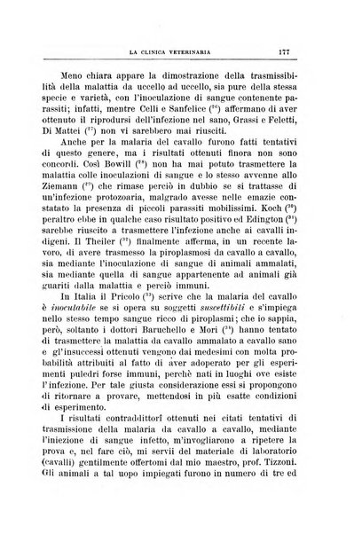 La clinica veterinaria rivista di medicina e chirurgia pratica degli animali domestici