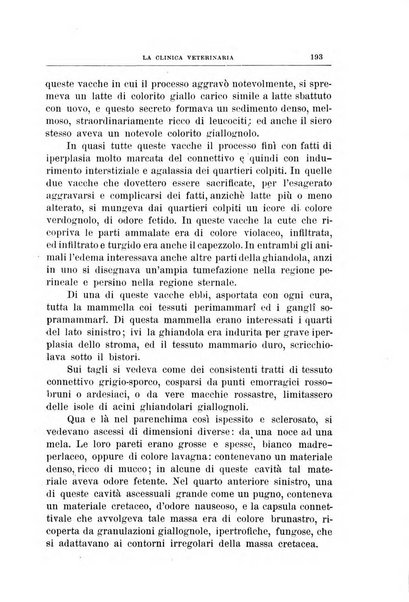 La clinica veterinaria rivista di medicina e chirurgia pratica degli animali domestici