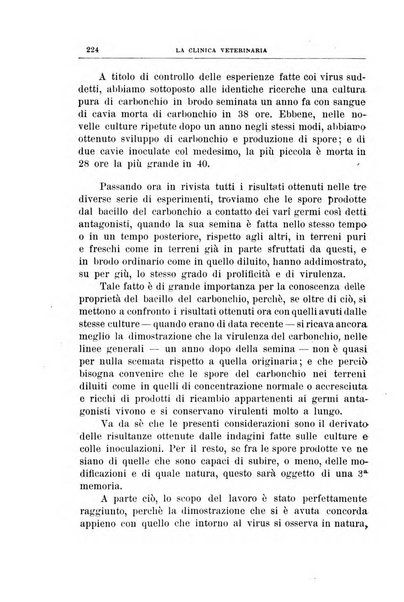 La clinica veterinaria rivista di medicina e chirurgia pratica degli animali domestici