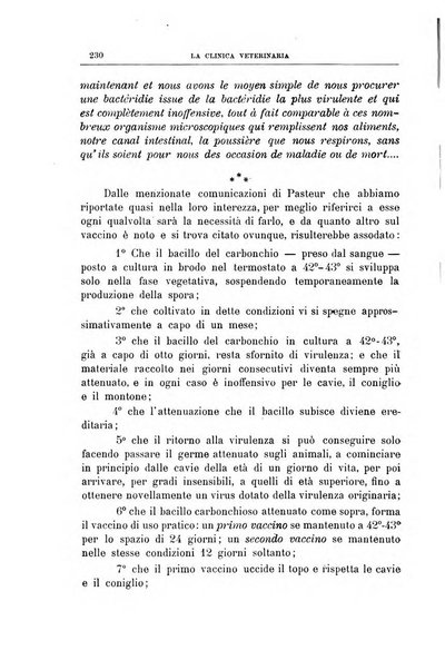 La clinica veterinaria rivista di medicina e chirurgia pratica degli animali domestici