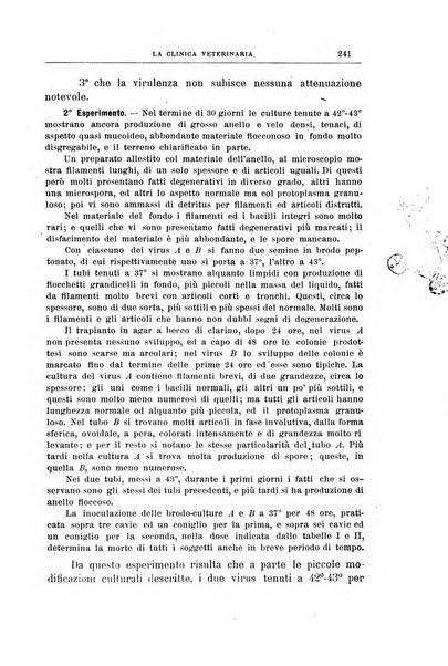 La clinica veterinaria rivista di medicina e chirurgia pratica degli animali domestici