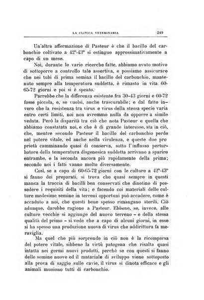 La clinica veterinaria rivista di medicina e chirurgia pratica degli animali domestici