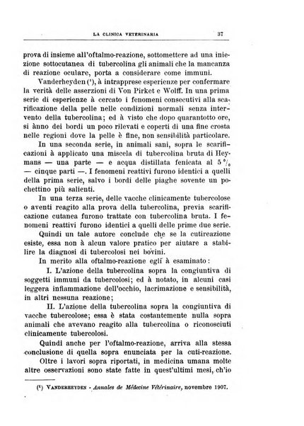 La clinica veterinaria rivista di medicina e chirurgia pratica degli animali domestici