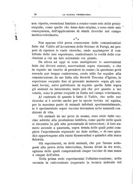 La clinica veterinaria rivista di medicina e chirurgia pratica degli animali domestici