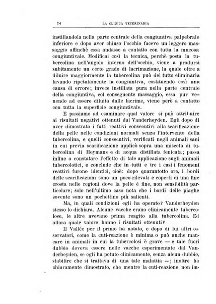 La clinica veterinaria rivista di medicina e chirurgia pratica degli animali domestici