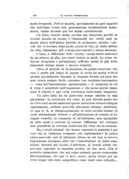 La clinica veterinaria rivista di medicina e chirurgia pratica degli animali domestici