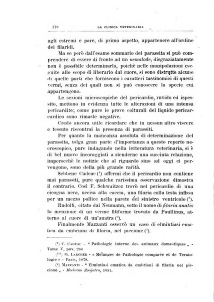 La clinica veterinaria rivista di medicina e chirurgia pratica degli animali domestici