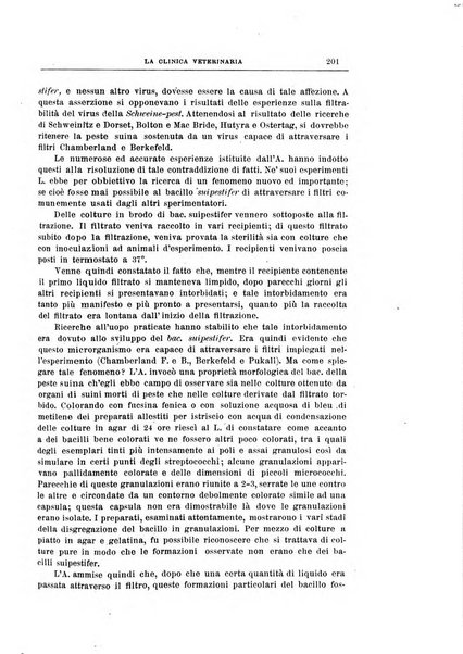 La clinica veterinaria rivista di medicina e chirurgia pratica degli animali domestici