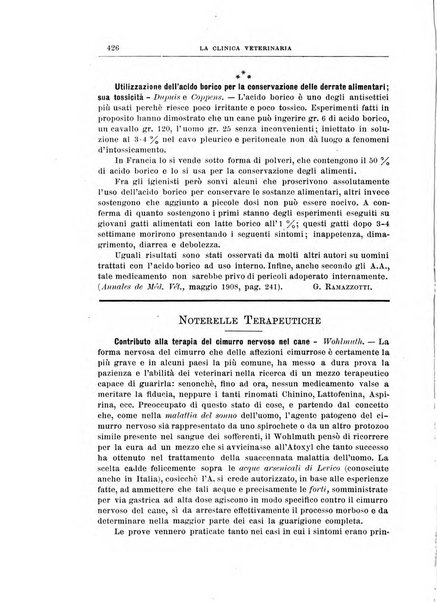 La clinica veterinaria rivista di medicina e chirurgia pratica degli animali domestici