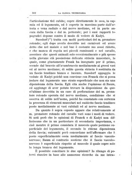 La clinica veterinaria rivista di medicina e chirurgia pratica degli animali domestici