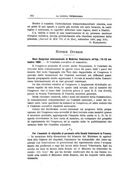 La clinica veterinaria rivista di medicina e chirurgia pratica degli animali domestici