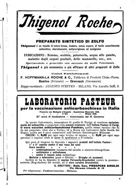 La clinica veterinaria rivista di medicina e chirurgia pratica degli animali domestici