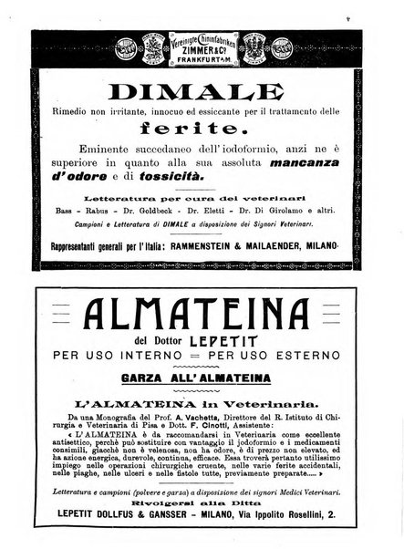 La clinica veterinaria rivista di medicina e chirurgia pratica degli animali domestici