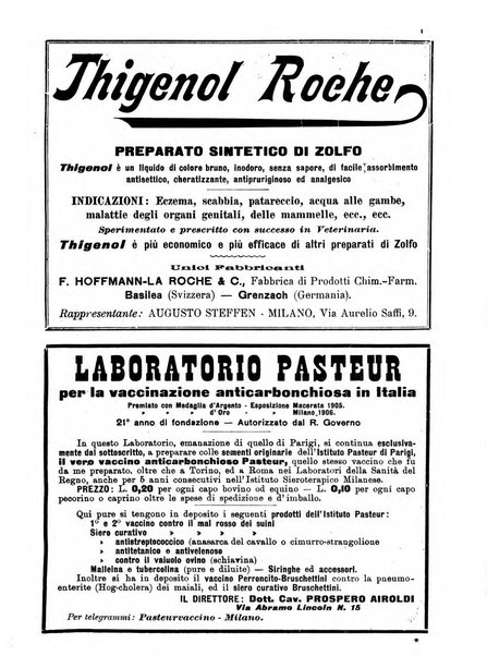 La clinica veterinaria rivista di medicina e chirurgia pratica degli animali domestici