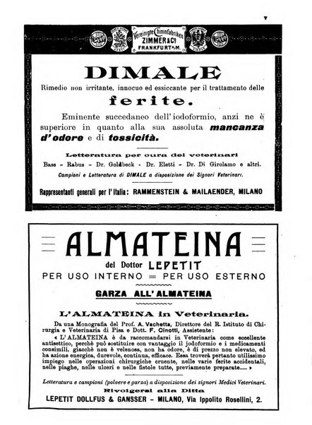 La clinica veterinaria rivista di medicina e chirurgia pratica degli animali domestici