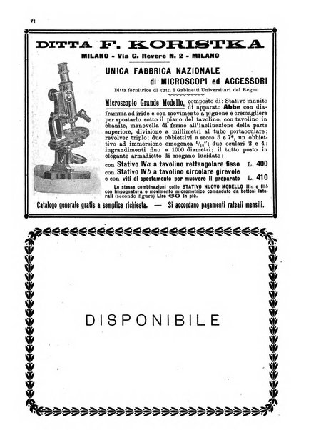 La clinica veterinaria rivista di medicina e chirurgia pratica degli animali domestici