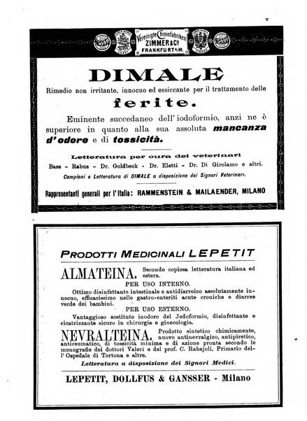 La clinica veterinaria rivista di medicina e chirurgia pratica degli animali domestici