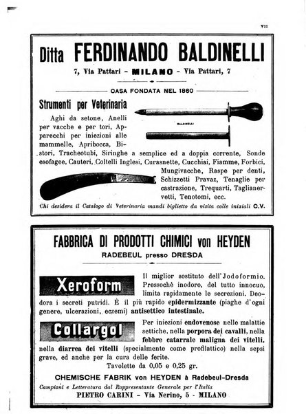 La clinica veterinaria rivista di medicina e chirurgia pratica degli animali domestici