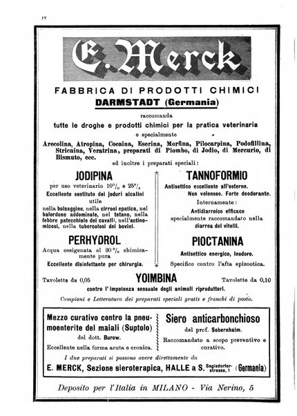 La clinica veterinaria rivista di medicina e chirurgia pratica degli animali domestici