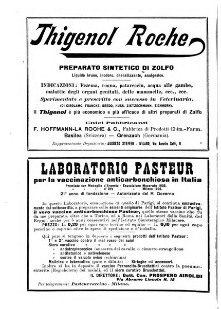 La clinica veterinaria rivista di medicina e chirurgia pratica degli animali domestici