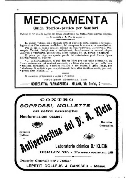 La clinica veterinaria rivista di medicina e chirurgia pratica degli animali domestici