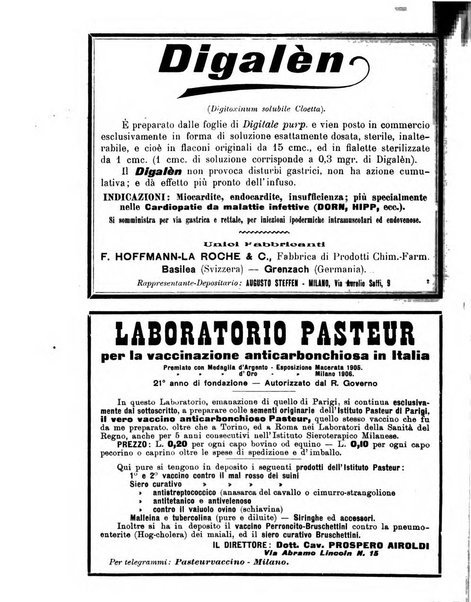 La clinica veterinaria rivista di medicina e chirurgia pratica degli animali domestici